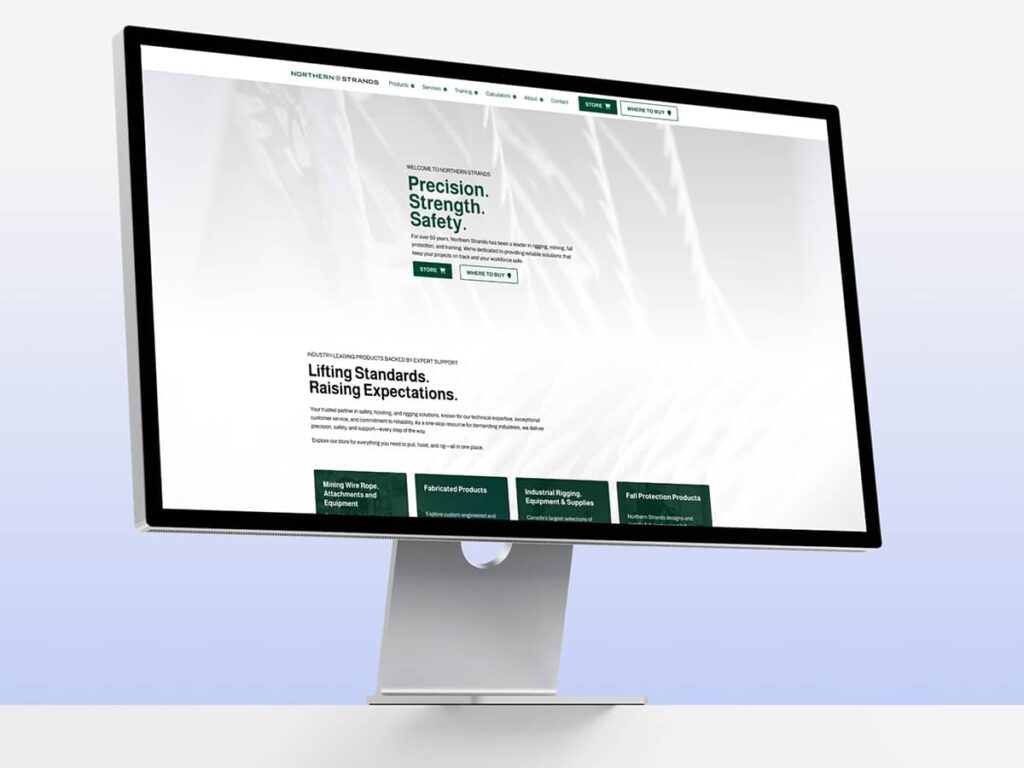Image showcasing a third web design by Becker in Saskatoon