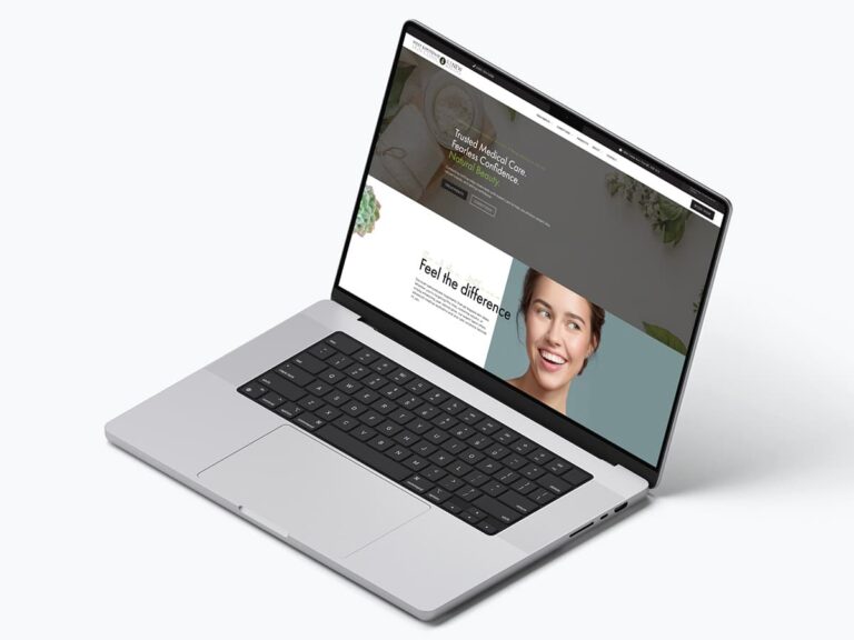Featured image showcasing web design work for WKSkinClinic completed by Becker in Saskatoon