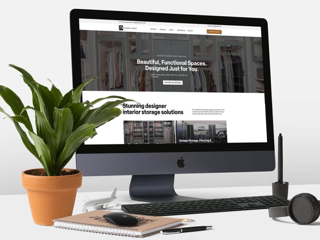 Image showcasing another web design by Becker in Saskatoon