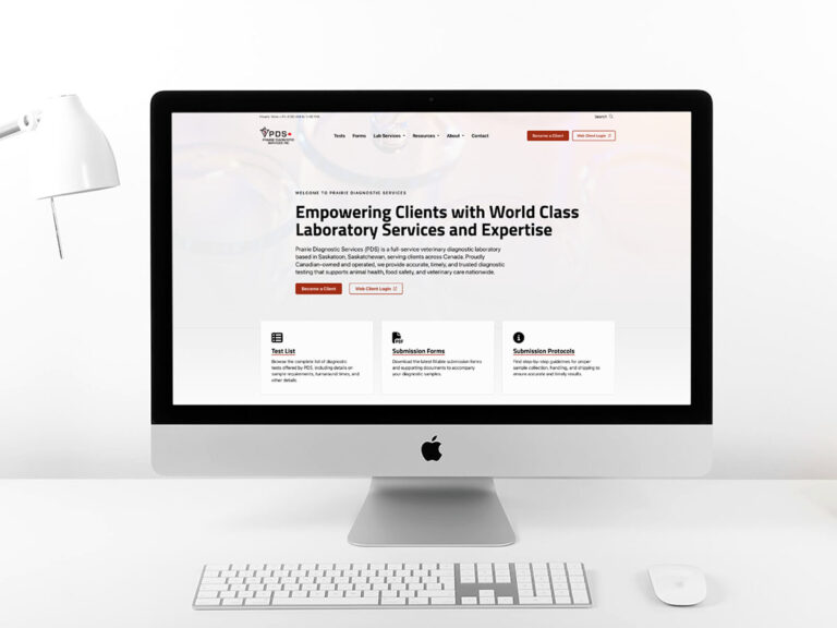 Featured image showcasing web design work for PDS Inc completed by Becker in Saskatoon